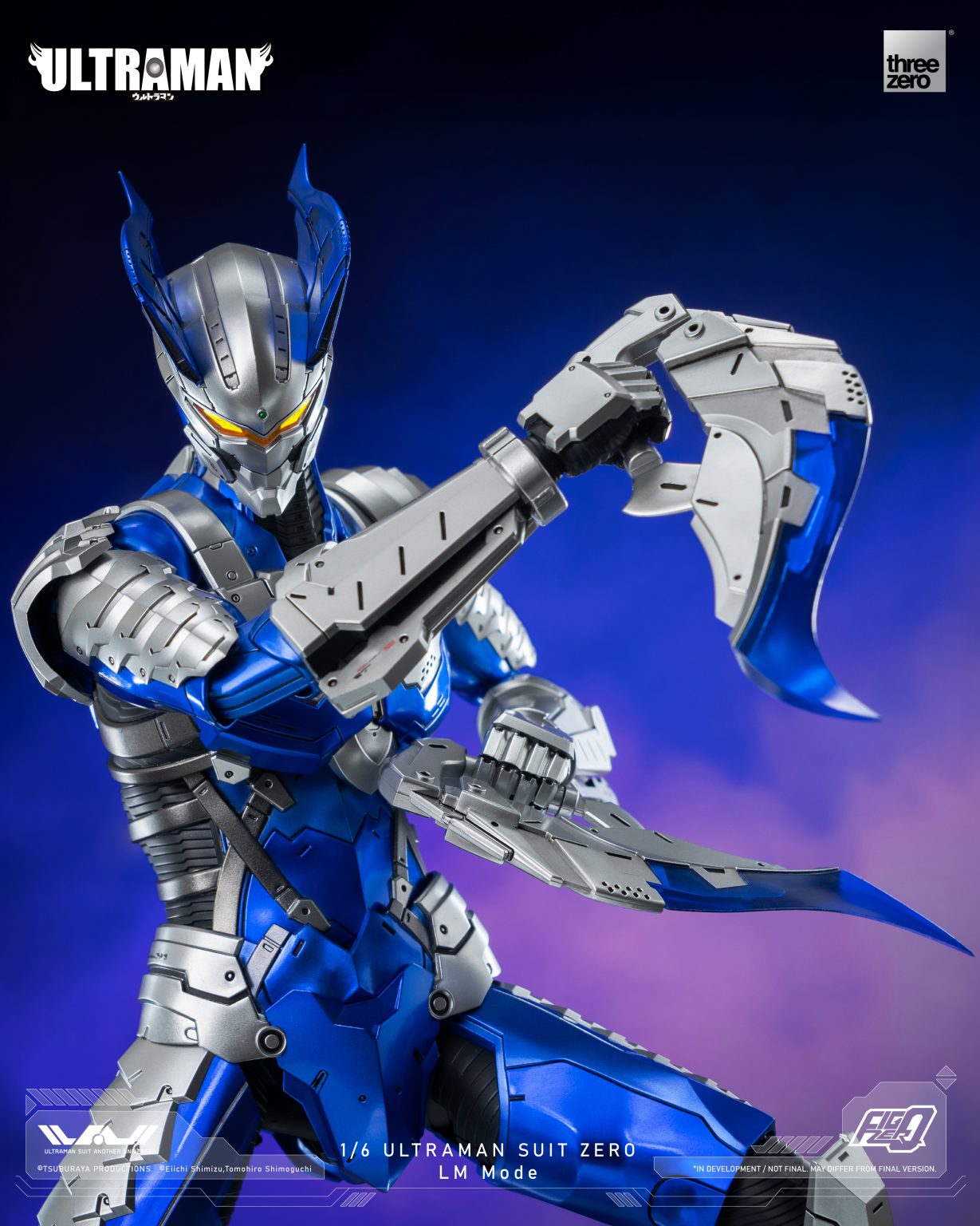 《機動奧特曼》FigZero 1/6 機動奥特曼裝甲 賽羅 月神奇跡型 THREEZERO