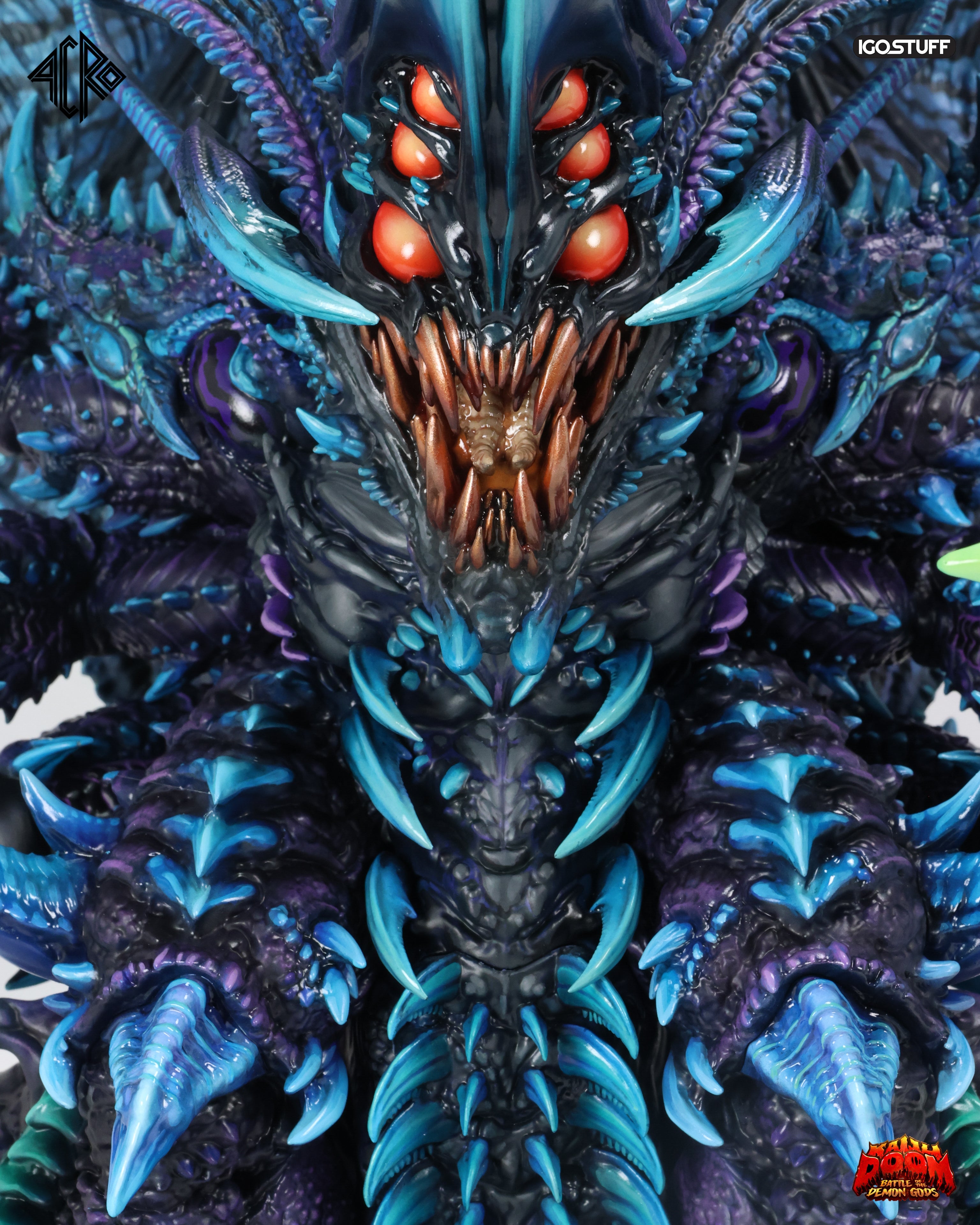 KAIJU DOOM Battle of the Demon Gods!  FLYING DEMON ACRO