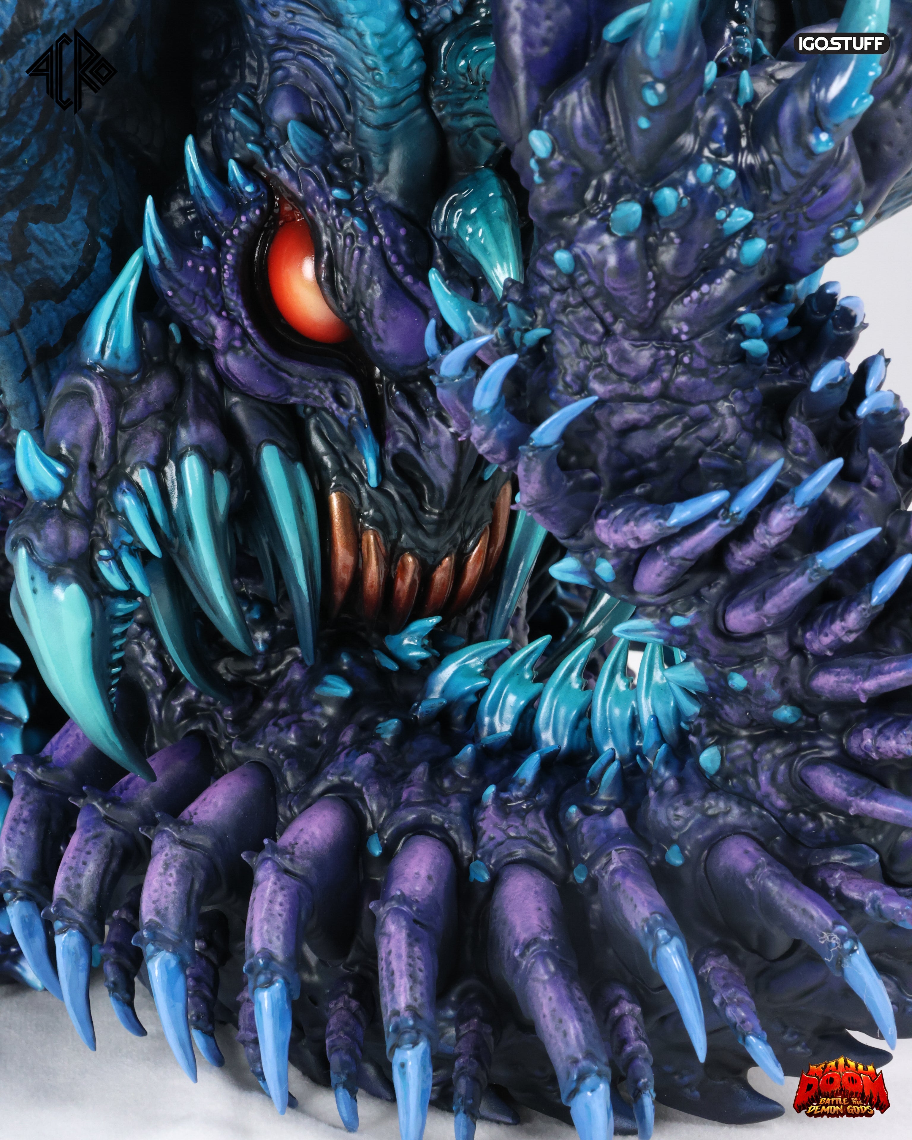 KAIJU DOOM Battle of the Demon Gods!  FLYING DEMON ACRO