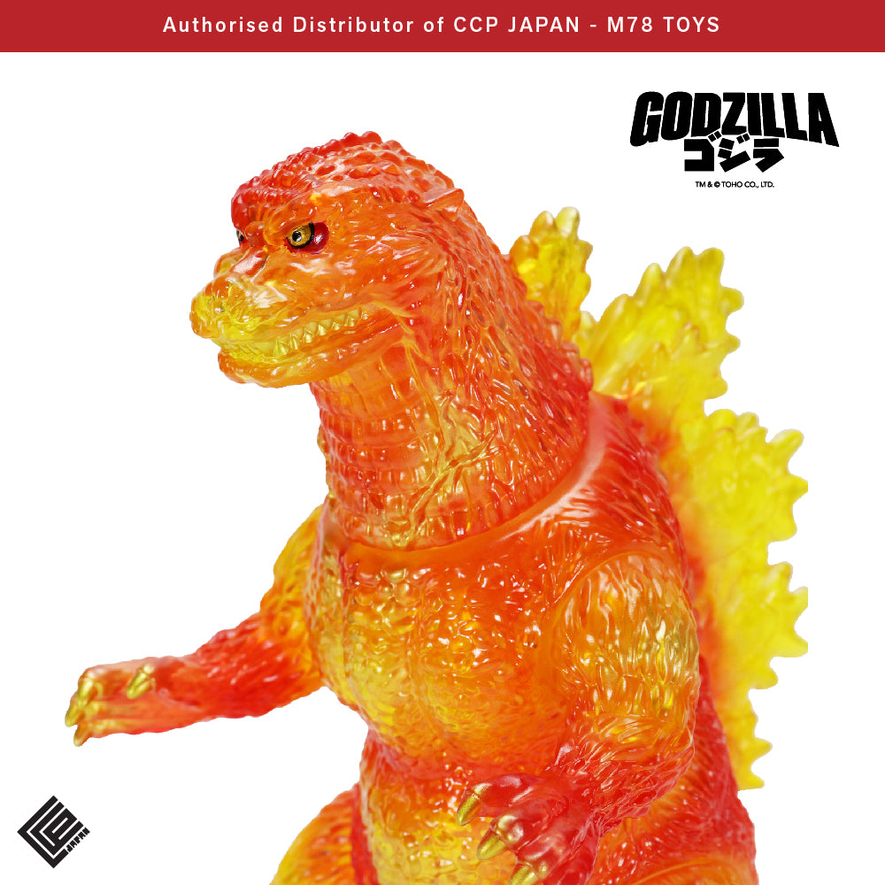 BIG Retro Sofubi Series 哥斯拉 (1995)【Burning Clear Ver.】 CCP JAPAN