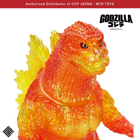 BIG Retro Sofubi Series 哥斯拉 (1995)【Burning Clear Ver.】 CCP JAPAN