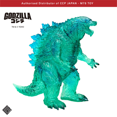 Middle Size Series 哥斯拉 EX (第21彈) 哥斯拉·地球 基多拉之戰【透明綠Ver.】 CCP JAPAN