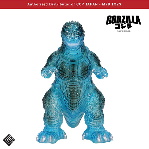Big Retro Soft Vinyl Series 哥斯拉 (2001)【熱線透明藍 Ver.】 CCP JAPAN