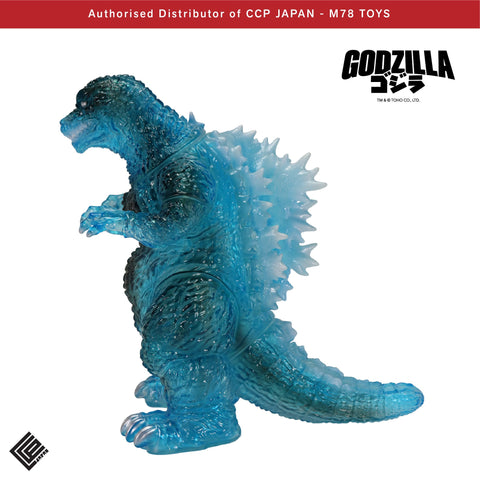 Big Retro Soft Vinyl Series 哥斯拉 (2001)【熱線透明藍 Ver.】 CCP JAPAN