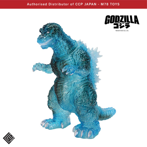 Big Retro Soft Vinyl Series 哥斯拉 (2001)【熱線透明藍 Ver.】 CCP JAPAN
