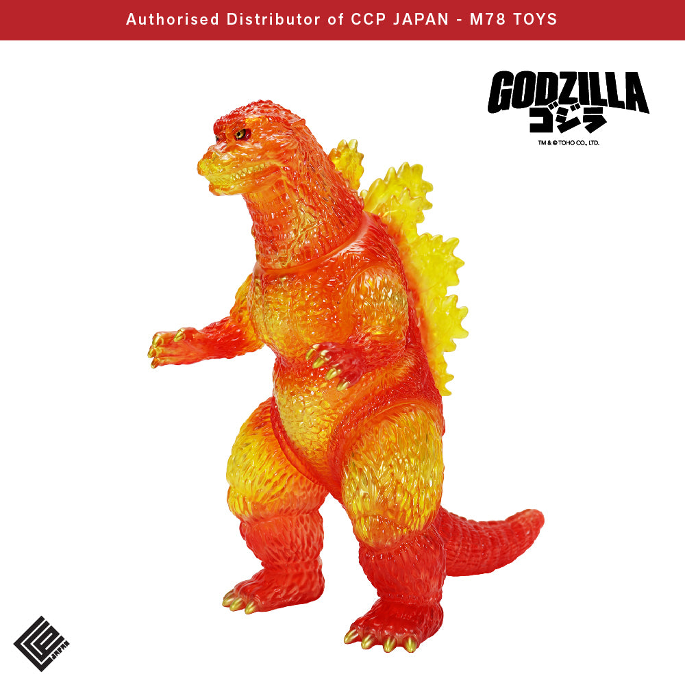 BIG Retro Sofubi Series 哥斯拉 (1995)【Burning Clear Ver.】 CCP JAPAN